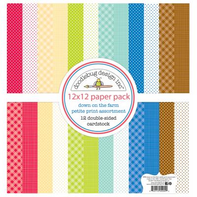 Doodlebug Down on the Farm - Petite Print Assortment Pack